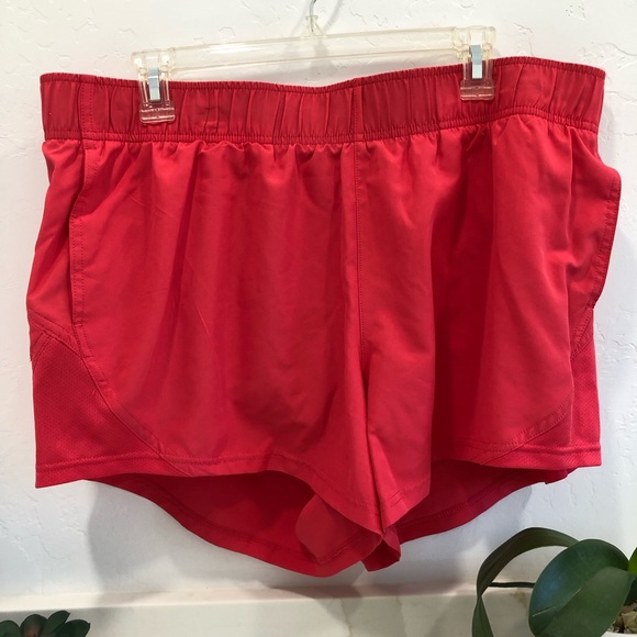 Athletic Works Core Women Running Shorts Melon Delight Side Pockets XL(16-18) - Picture 3 of 9